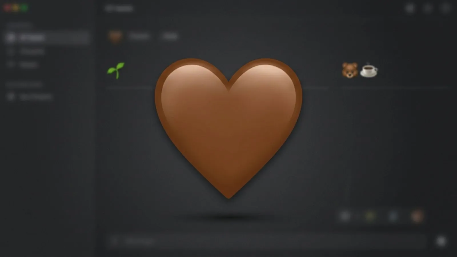 Brown Heart Emoji