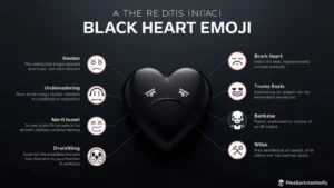 What Does Black Heart Emoji Mean