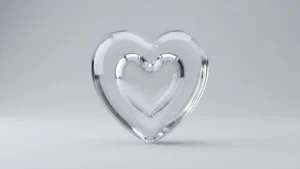 Clear Heart Emoji