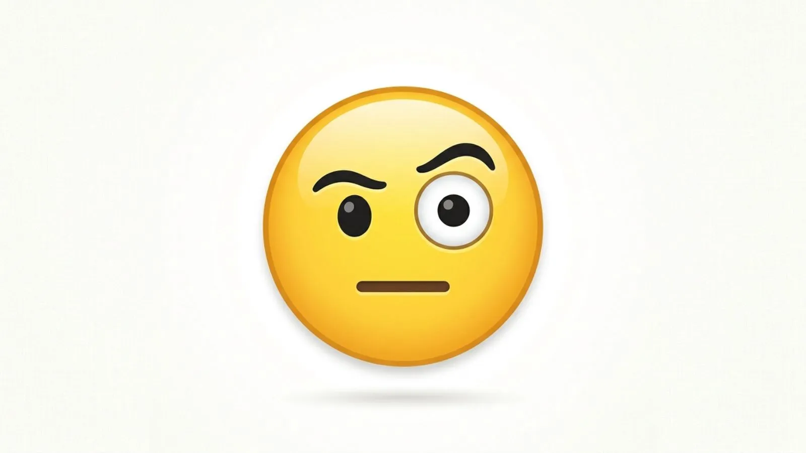 Eyebrow Raise Emoji