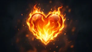Fire Heart Emoji